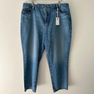 Good American Good Vintage Jean Straight Leg High Rise NWT